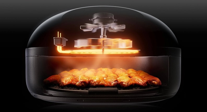 rapid heating heating element for food warmer